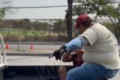 El siniestro de tránsito ocurrió mientras capturaban a un presunto antisocial.
