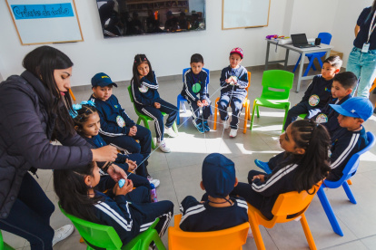 Escena. En colegios se realizan actividades lúdicas para el alumnado.