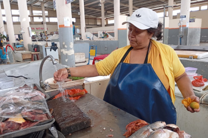 Al mediodía, los negocios del centro empezaron ya a tener el servicio.