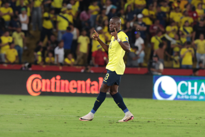 Enner Valencia abrió el marcador de Ecuador ante Bolivia.