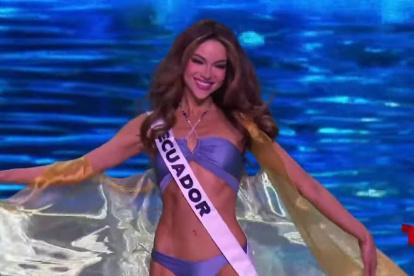 Mara Topic, la representante de Ecuador, se lució y deslumbró a muchos durante las preliminares del Miss Universo 2024.