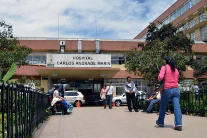 Referencial. Los heridos acudieron por su cuenta al Hospital Carlos Andrade Marín, en el centro de Quito.