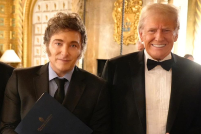 El presidente de Argentina, Javier Milei, asisitió a un evento exclusivo del presidente electo de Estados Unidos, Donald Trump.