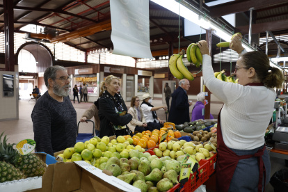 Reapertura del mercado de Aldaya (Valencia), este martes. La dana que dejó en Valencia más de dos centenares de muertos y decenas de desaparecidos, ha cambiado la vida de miles de personas y condicionado la economía, el transporte y la educación de la provincia; dos semanas después prosigue el goteo de mejoras en infraestructuras y servicios básicos y, en paralelo, la polémica política por la gestión de la catástrofe. EFE/Jorge Zapata