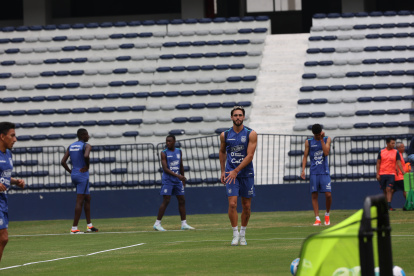 Leonardo Campana fue convocado, pero no pudo jugar por lesión.