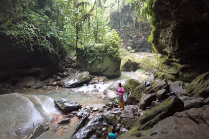 Panorama. El Geoparque ha sobrevivido gracias a las mingas y las actividades ambientales de la comunidad.