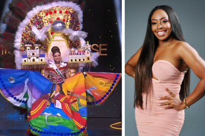 La influencer colombiana Karen Sevillano (derecha) elogió a Mara Topic.