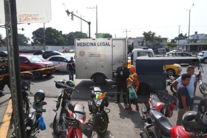 La balacera se registró en la Pradera 2, sur de Guayaquil.ALEX LIMA.