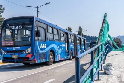 La parada Estadio Chimbacalle de la Ecovía permanece cerrada desde el 14 de noviembre de 2024.