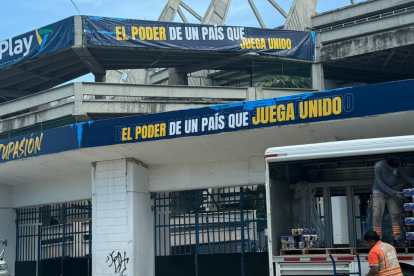 Exteriores del Estadio Metropolitano.