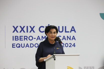 La canciller Gabriela Sommerfeld intentó matizar el fracaso de la Cumbre por una pésima gestión diplomática