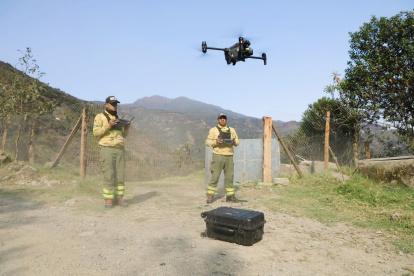 Con aeronaves no tripuladas se hizo un sobrevuelo para determinar las rutas de acceso en el sector de Chorote, Arquillo.