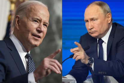 Joe Biden y  Vladimir Putin son líderes mundiales.