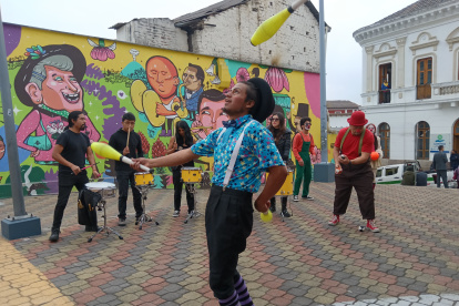 Plaza Benítez y Valencia se realizó el lanzamiento oficial de la agenda de Fiestas de Quito