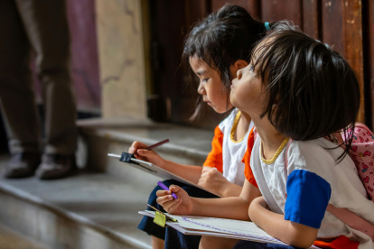 Trabajan con 660 niños de diferentes edades de una comunidad de Quito