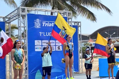 Elizabeth Bravo fue campeona en la categoría elite damas de la copa internacional, en Manta.