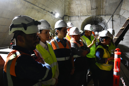 Una foto de archivo en la que se muestra la obra del complejo Toachi Pilatón la cual tiene una avance del 98%.