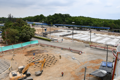 En salitral se avanza en las obras civiles para implementar los motores.