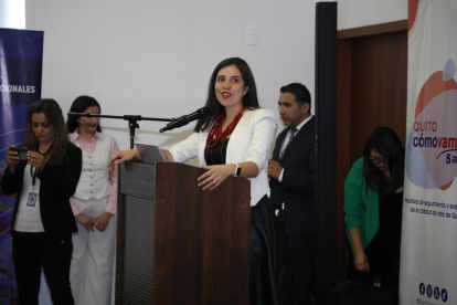 Resultados. Según Daniela Chacón, Quito no llega a cifras de prepandemia.