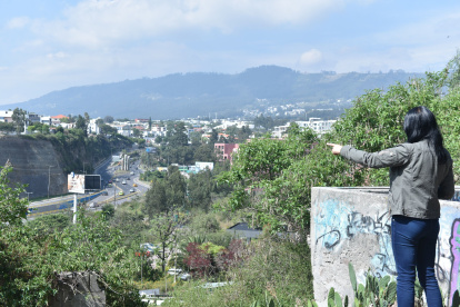 La construcción de la estación estaba prevista cerca del redondel del Auqui. En horas pico hay alta congestión vehicular.