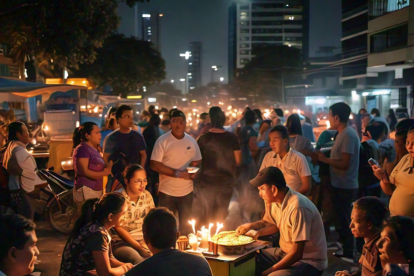 Los guayaquileños han tenido que adaptarse a los apagones diarios.