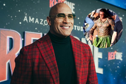 Dwayne Jhonson en su primer vistazo como Maui