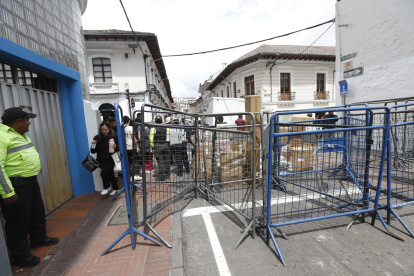 Así lucen los alrededores del Centro Histórico en Quito.
