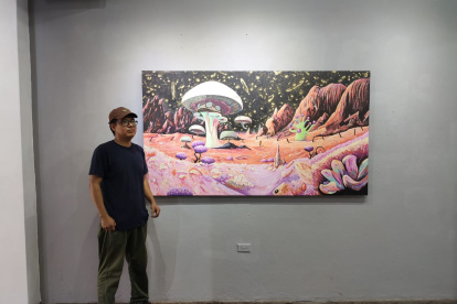 Escena. El artista machaleno Marco Morocho explora lugares ambiguos.