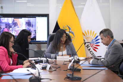 La comisión ocasional para el tratamiento de la reforma parcial a la Constitución, presidida por Gissela Garzón, sesionó.