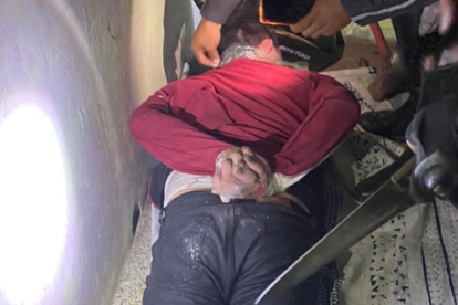 El taxista estaba atado, encerrado en una cisterna