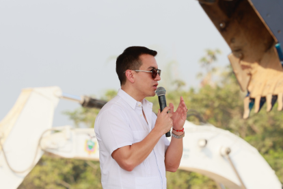 Daniel Noboa dio esta noche su mensaje a la nación.