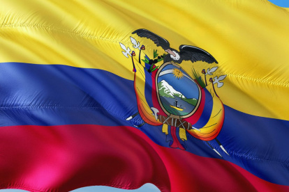Bandera del Ecuador.