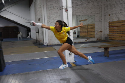 La pentatleta quiteña de 29 años fue la única en su disciplina clasificada en los Juegos Olímpicos de Tokio 2020.