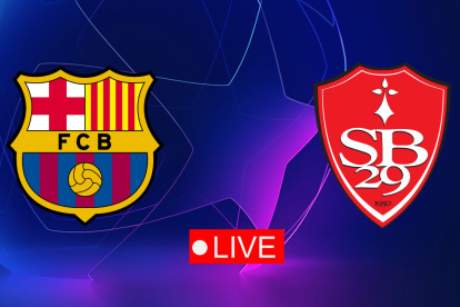 FC Barcelona vs. Brest en Champions League.