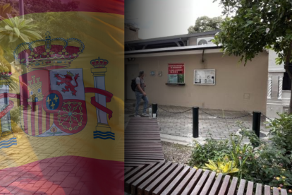 El Consulado de España en Guayaquil se ubica en el centro, en las calles calles Tungurahua, entre Lizardo García y Vélez.