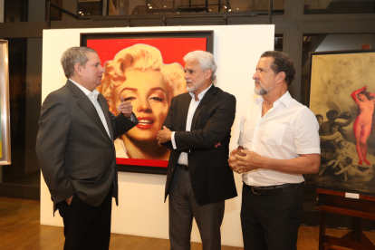 César Salmon, Eduardo López y Galo García.