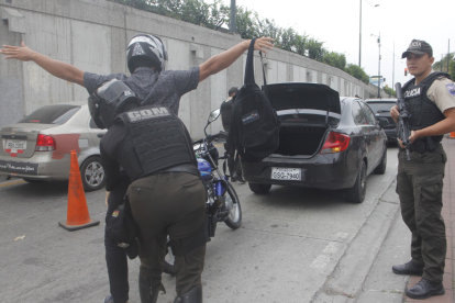 En Los Ceibos, el operativo tenía un carácter preventivo.