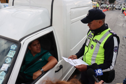 En la Panamericana norte se realizó un operativo de velocidad preventivo.