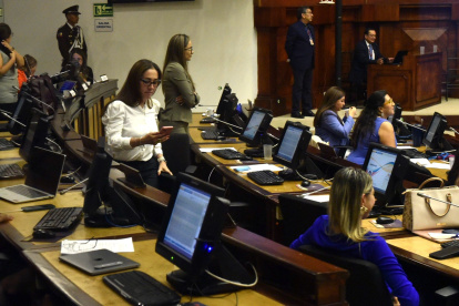 Sesión. El pleno de la Asamblea alargó y alargó el debate de las reformas al Código de la Niñez condecorando a los Cuerpos de Bomberos.