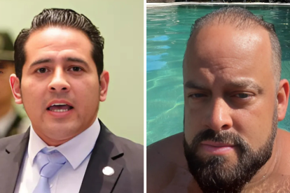 Ronny Aleaga y Xavier Jordán.