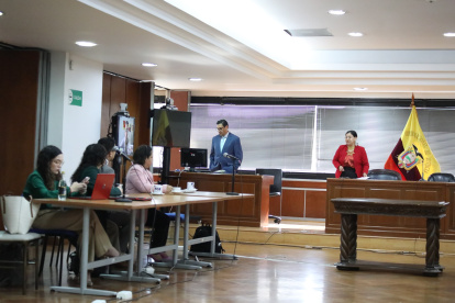 Proceso. En la diligencia se estimaba la revisión de medidas pedida por 3 investigados por el delito de delincuencia organizada.