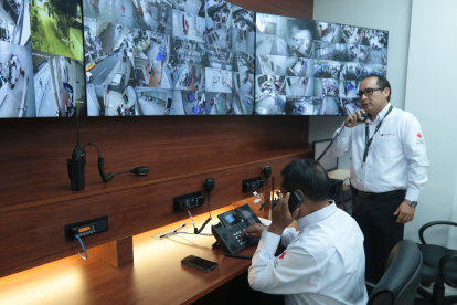 El espacio cuenta con Sala de Crisis, Sala de Vigilancia y Sala de Telecomunicaciones.
