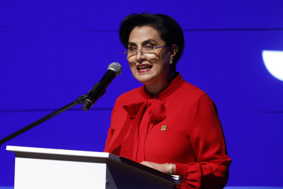 La ministra ecuatoriana de Relaciones Exteriores, Gabriela Sommerfeld.