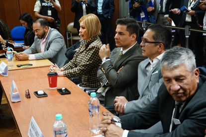 El expresidente del Consejo de la Judicatura, Wilman Terán, y la pacificadora de las cárceles, Claudia Garzón, son dos de los 20 sentenciados en el caso Metástasis.