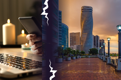 Apagones en Guayaquil no culminan, pese a que llega diciembre.