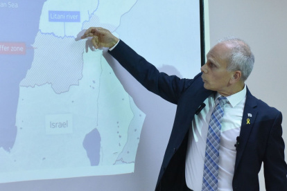 El embajador de Israel en Ecuador, Tzach Sarid, explicó el acuerdo que firmó su país y Líbano.
