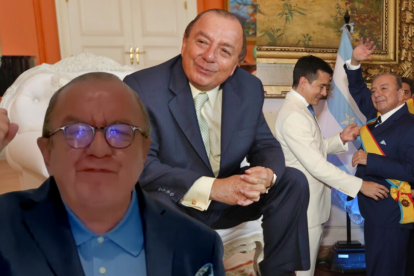 Álvaro Noboa permanece en la Clínica Kennedy.