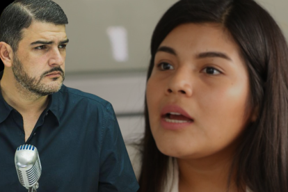 Aquiles Álvarez y Ana Choez en fotos de archivo.