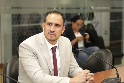 Francisco Cevallos, asambleísta perteneciente a la bancada de Acción Democrática Nacional (ADN).