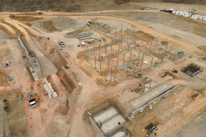 Imagen del estado de ejecución en el que se encuentra la obra.